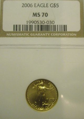 2006 $5 Ngc Perfect Ms70 Gold American Eagle photo
