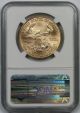1999 American Gold Eagle $50 One - Ounce Ms 69 Ngc Gold photo 1