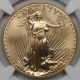 1999 American Gold Eagle $50 One - Ounce Ms 69 Ngc Gold photo 2