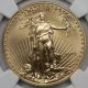 2009 American Gold Eagle $50 One - Ounce Ms 69 Ngc Gold photo 2