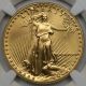 1987 American Gold Eagle $50 One - Ounce Ms 69 Ngc Gold photo 2