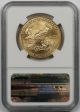 2006 - W Burnished American Gold Eagle $50 One - Ounce Ms 70 Ngc Gold photo 1