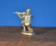 Hand Casted Solid 14k Gold Us Modern Infantry Army Man,  6.  3g 14k Gold photo 2