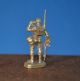 Hand Casted Solid 14k Gold Us Modern Infantry Army Man 6.  8g 14k Gold Gold photo 3
