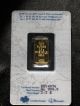 2.  5 Gram Pamp Suisse Gold Bar.  9999 Fine Gold photo 1