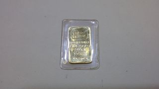 Fine Gold 1/4 Ounce Credit Suisse Bar photo