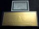 Rare $50 Gold Banknote Currency Washington 22 Kt Comes W/, Gold photo 10
