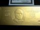 Rare $50 Gold Banknote Currency Washington 22 Kt Comes W/, Gold photo 1