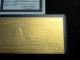 Rare $50 Gold Banknote Currency Washington 22 Kt Comes W/, Gold photo 3