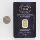 Gold Bar 1 Gr 999.  9 Fine Istanbul Gold Refinery Igr Iar Goldgram Investment Gold photo 2