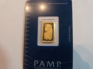 2.  5g Pamp Fine Gold Bar - 999.  9, photo