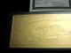 $10 Real Gold Banknote Currency Washington 22 Kt Comes W/,  Rare,  Freeship Gold photo 1