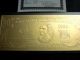 $10 Real Gold Banknote Currency Washington 22 Kt Comes W/,  Rare,  Freeship Gold photo 2