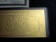 $10 Real Gold Banknote Currency Washington 22 Kt Comes W/,  Rare,  Freeship Gold photo 6