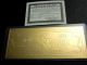 $2 Real Gold Banknote Currency Washington 22 Kt Comes W/,  Rare,  Freeship Gold photo 2