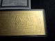 $2 Real Gold Banknote Currency Washington 22 Kt Comes W/,  Rare,  Freeship Gold photo 4