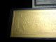 $2 Real Gold Banknote Currency Washington 22 Kt Comes W/,  Rare,  Freeship Gold photo 6