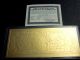 $2 Real Gold Banknote Currency Washington 22 Kt Comes W/,  Rare,  Freeship Gold photo 7