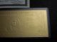 Rare $1 Real 22 Kt Gold Banknote Washington,  Comes W/,  Not Pamp Gold Bar Gold photo 6