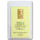 Gold 1 Gram Pure.  999 Statue Of Liberty Gold Bar Credit Suisse $9.  99 Gold photo 2