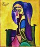 Picasso Oil On Canvas Signed Stamp Certification Paris Christie ' S Gold photo 5