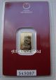 Solid Gold Bar 2 (two) Grams Austrian Austria Assay Card &.  9999 Pure Bu Gold photo 4