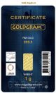 25 X 1 Gram 999.  9 24k Gold Bullion Bar - Lbma Certified & Gold photo 1