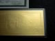 $20 Real Gold Banknote Currency Washington 22 Kt Comes W/,  Rare,  Freeship Gold photo 8