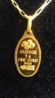 Pamp Suisse Gold Pendant.  9999 Fine Lady Fortuna 1 Gram Gold photo 2