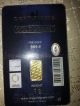 1 G Gram 999.  9 24k Gold Bullion Bar With Serial No.  Certificate Gold photo 4