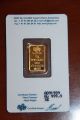 Pamp Suisse 5 Gram Gold Bar.  9999 Pure With Assay Certificate Gold photo 1