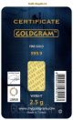 2.  5 Gram 999.  9 24 Karat Fine Gold Bullion Bar Ingot Certified By Lbma Gold photo 1