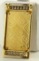 Credit Suisse 5g Gold Bar.  9999 Pendant & Diamonds Swiss Switzerland Gold photo 1
