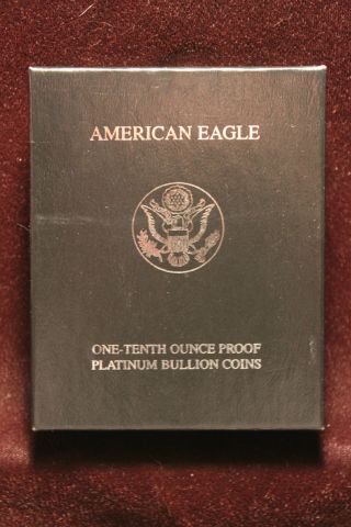1997 Platinum American Eagle 1/10th Oz.  Proof 