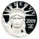 2009 - W Platinum Eagle $100 Pcgs Proof 70 Dcam (first Strike) Statue Liberty 1 Oz Platinum photo 2