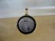 2003 Plat 1/4 Oz Liberty Eagle $25 Coin In 14kyg & Black Onyx Pendant Platinum photo 1