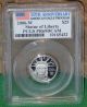 2006 W $25 Statue Of Liberty Pcgs Pr 69 Dcam Rare Label $9.  99 Platinum photo 1