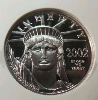 2002 - W Platinum Eagle $50 Pf70 Ultra Cameo photo