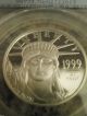 1999 $50 1/2 Oz.  Pcgs Pr70dcam Platinum Liberty Coin Platinum photo 2