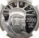 2000 - W $50 Platinum 1/2 Oz Proof Eagle Pr70 Ngc - Spot & Problem Perfect Platinum photo 1