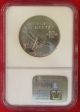 2001 Platinum American Eagle 1oz - $100 Ngc M69 - Only 14,  070 Minted - Rare Platinum photo 2