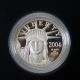 2004 W American Eagle One Ounce Platinum Proof Coin Box & Platinum photo 2