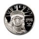 1998 - W Platinum Eagle $10 Pcgs Proof 69 Dcam Statue Liberty 1/10 Oz Platinum photo 2