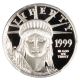1999 - W Platinum Eagle $10 Pcgs Pr69 Dcam Statue Liberty 1/10 Oz Pse Platinum photo 2