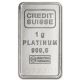Platinum 1 Gram Pure.  999 Statue Of Liberty Bar Credit Suisse $84.  88 Platinum photo 2