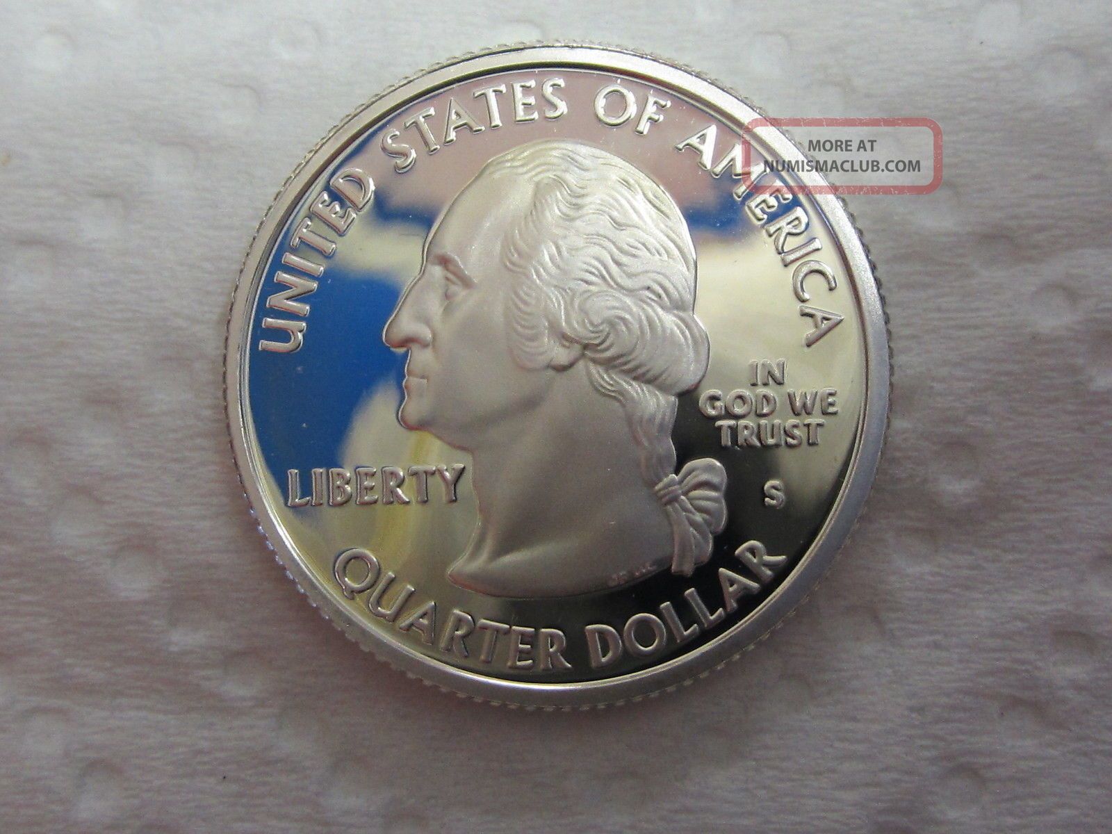 2004 S SILVER GEM PROOF IOWA STATE QUARTER 90/% SILVER