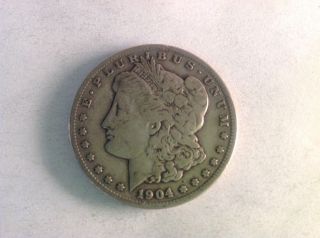 1904 - S Morgan Silver Dollar photo