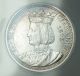1893 Isabella Commemorative Silver Quarter 25c Anacs Au - 55 (better Coin) Toned Commemorative photo 3