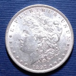 Morgan Silver Dollar,  1897 photo