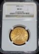 1898 Liberty $10 Gold,  Ngc Ms61 Gold photo 4